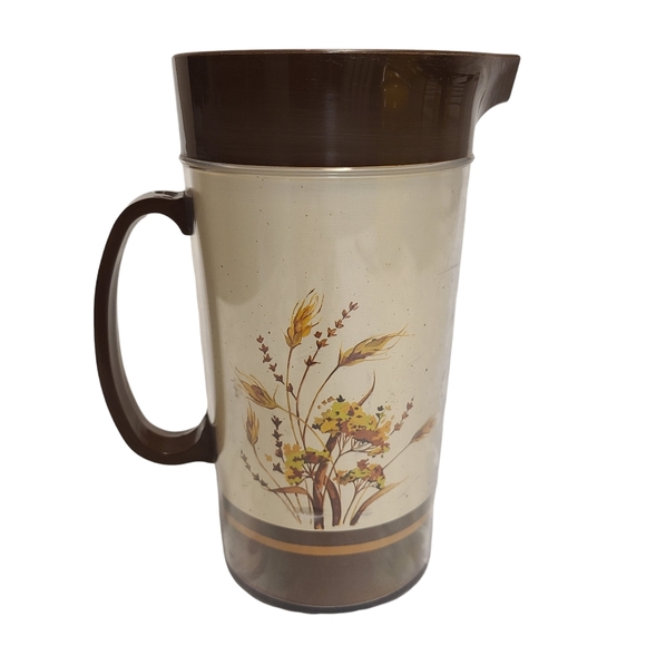 ThermoServ Dining Vintage Thermoserve Harvest Wheat Brown Plastic